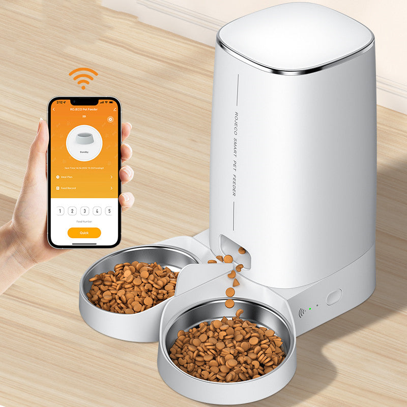 Automatic Pet Feeder Cat Food Dispenser 4L