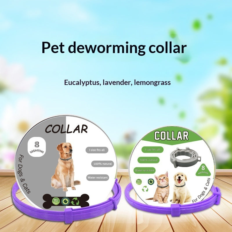 Pet Supplies Deworming Collar Stainless Steel