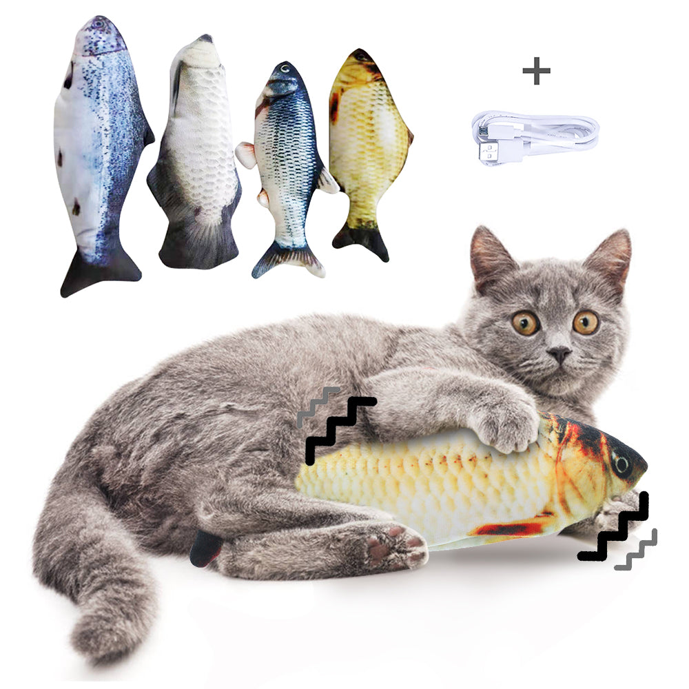 Electric Jumping Fish for Cats