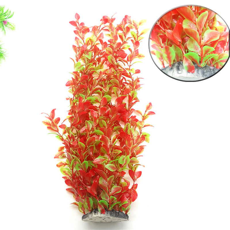 Aquarium ornament simulation plant
