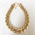 Plastic Big Gold Chain Dog Cat Necklace