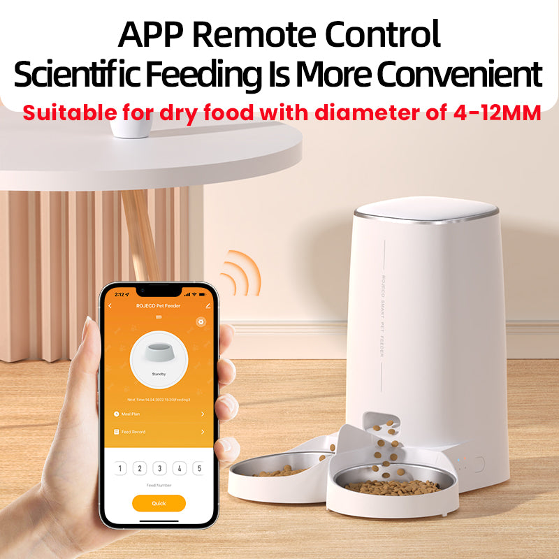 Automatic Pet Feeder Cat Food Dispenser 4L