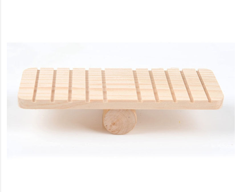 Wooden Hamster Seesaw