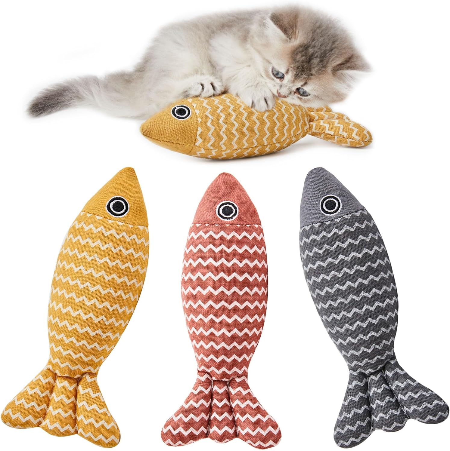 3 Pcs Catnip Toys
