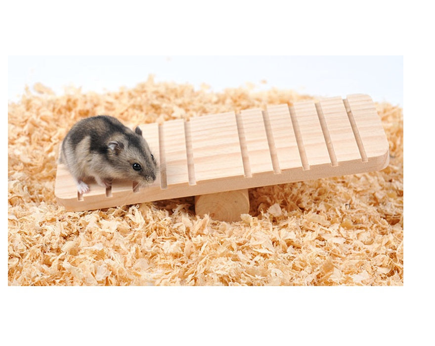 Wooden Hamster Seesaw