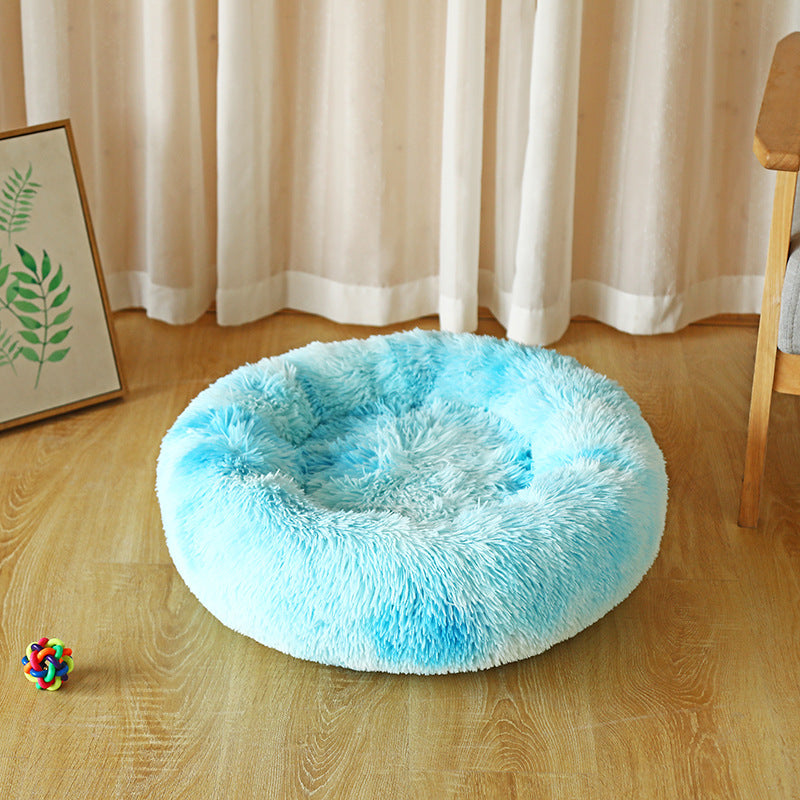 Dog or Cat Beds Round Plush