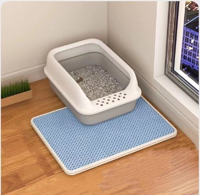 Cat Litter Mat Double Layer Filter Anti-bring Out