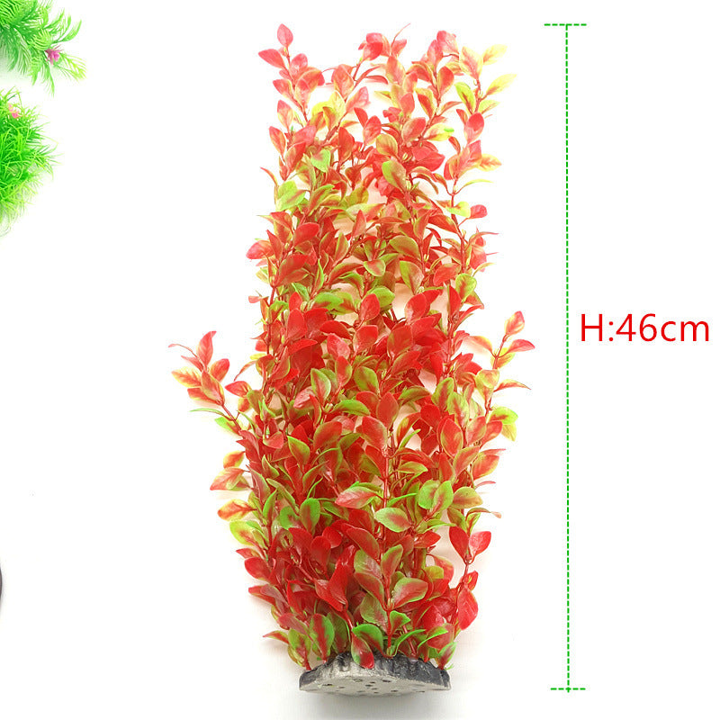 Aquarium ornament simulation plant