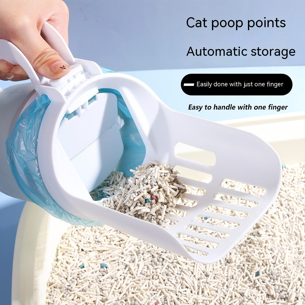 Large Cat Litter Scoop With Bag Holder