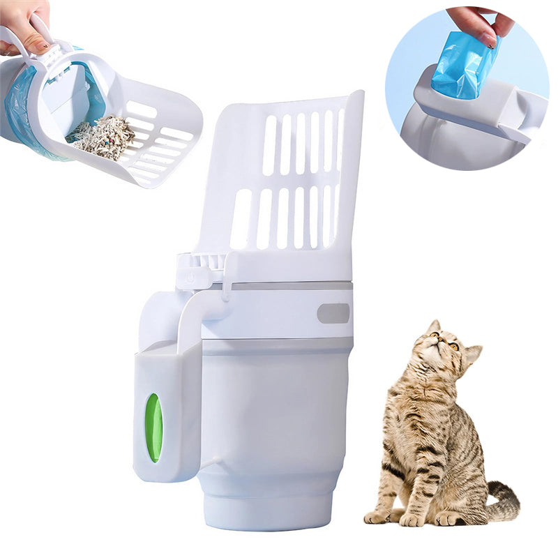 Large Cat Litter Scoop With Bag Holder