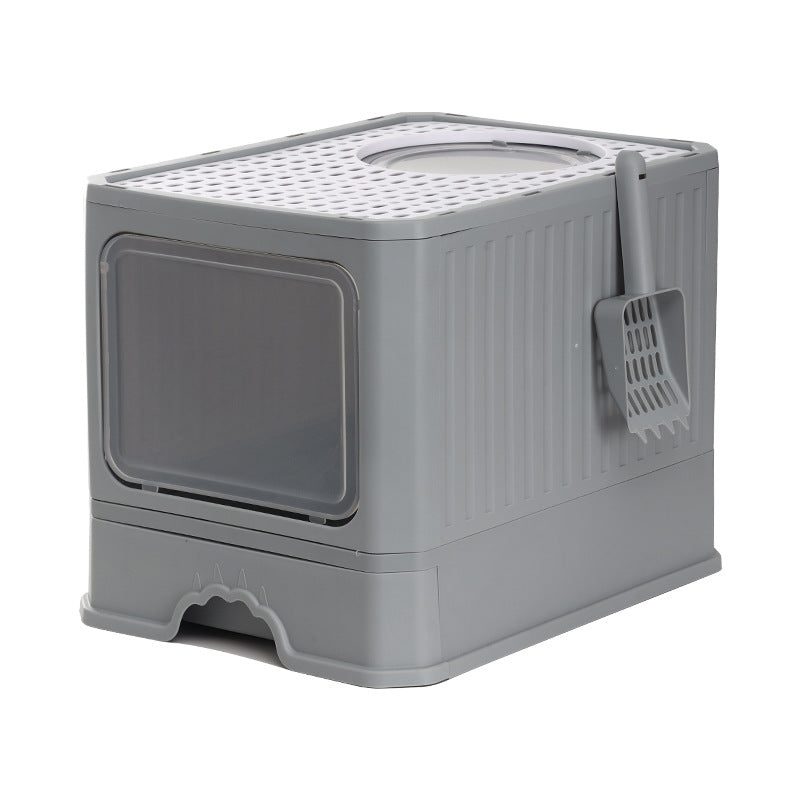 Large Double Door Cat Litter Basin