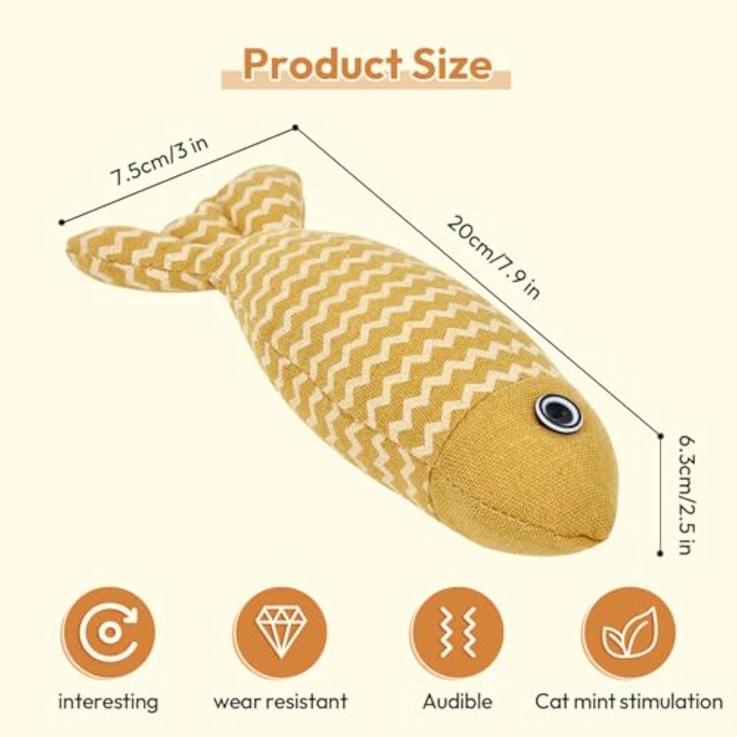 3 Pcs Catnip Toys
