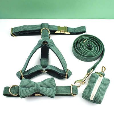 Velvet Dog Collar/Leash & Accessories