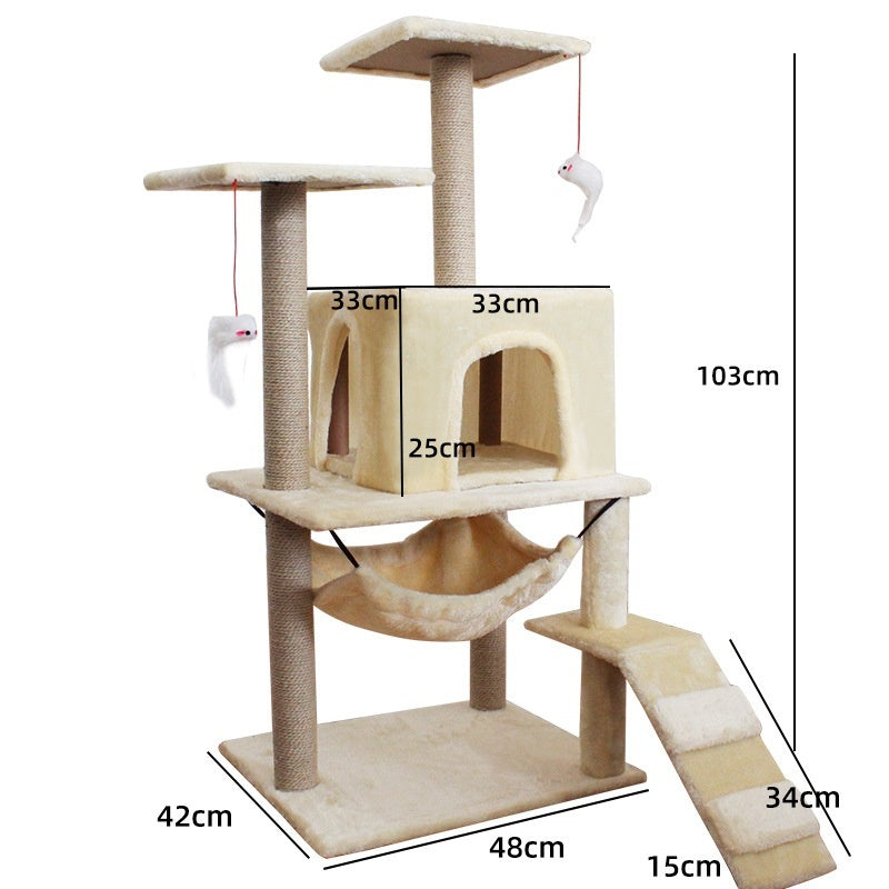 Cat Climbing Frame & Scratching Post