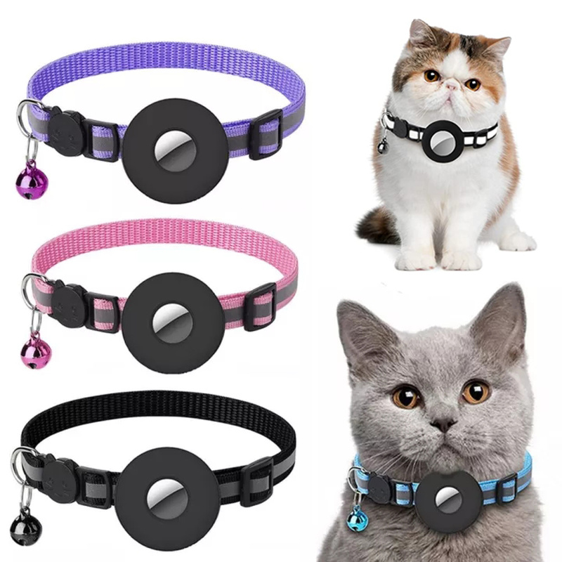 Cat Air Tag Reflective Collar Waterproof Holder Case