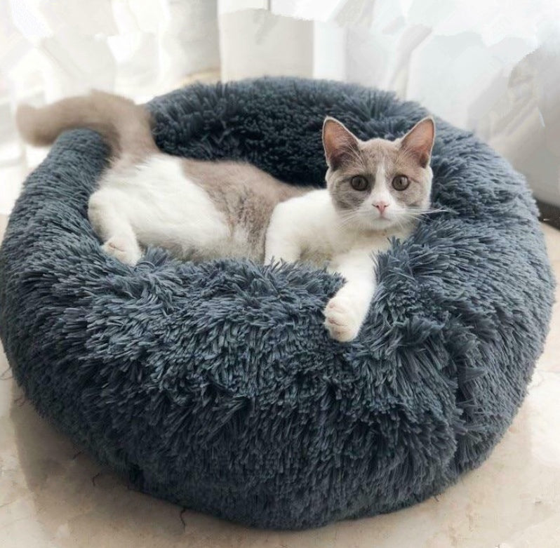 Dog or Cat Beds Round Plush