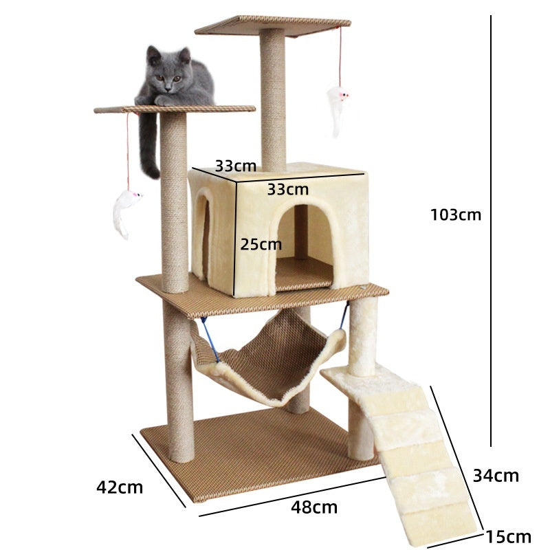 Cat Climbing Frame & Scratching Post