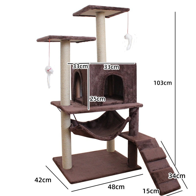 Cat Climbing Frame & Scratching Post