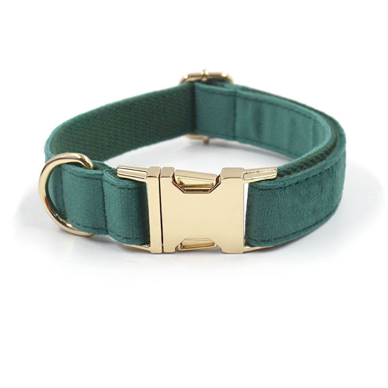 Velvet Dog Collar/Leash & Accessories