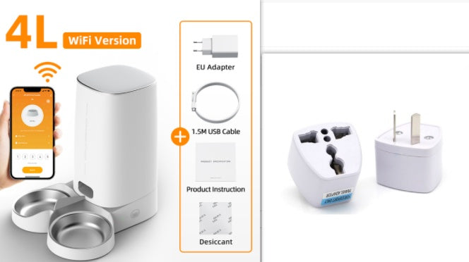 Automatic Pet Feeder Cat Food Dispenser 4L